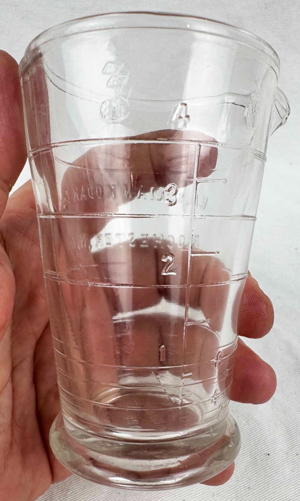 Eastman Kodak glass beaker 4oz - Rochester, N.Y.