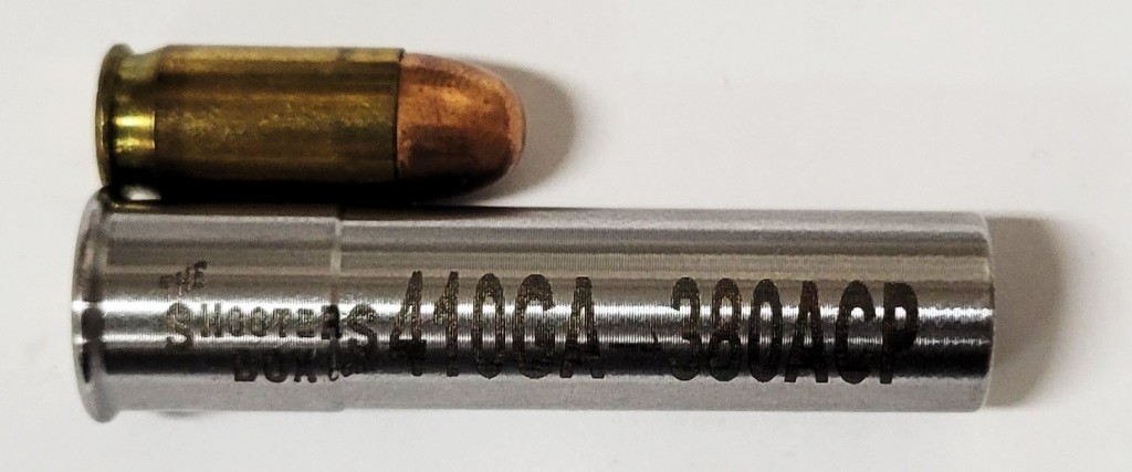 410GA to 380ACP Caliber Adapter - Chamber Reducer - Stainless - Free Shipping!