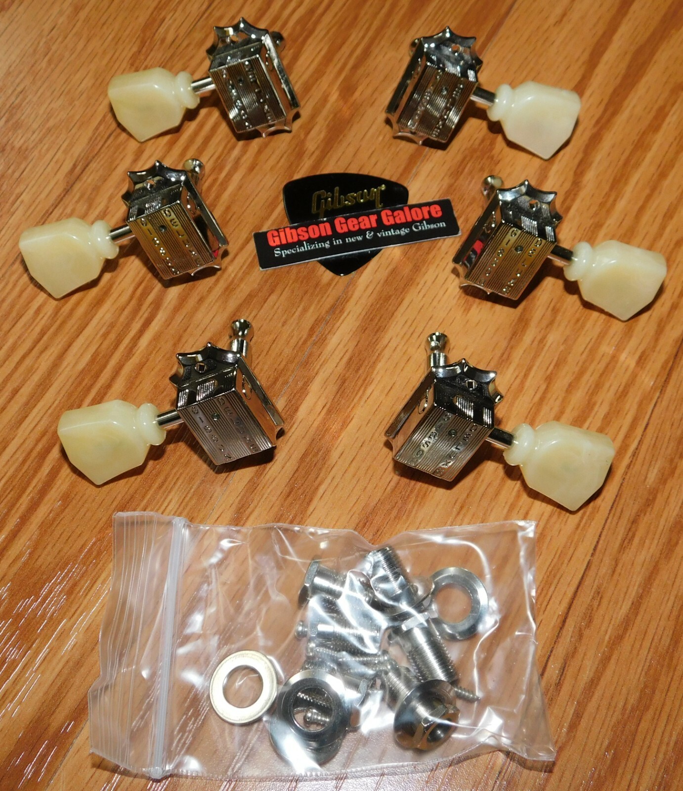 Gibson Slash Les Paul Tuners Set Kluson Deluxe Nickel Yellow SG Guitar Parts ES