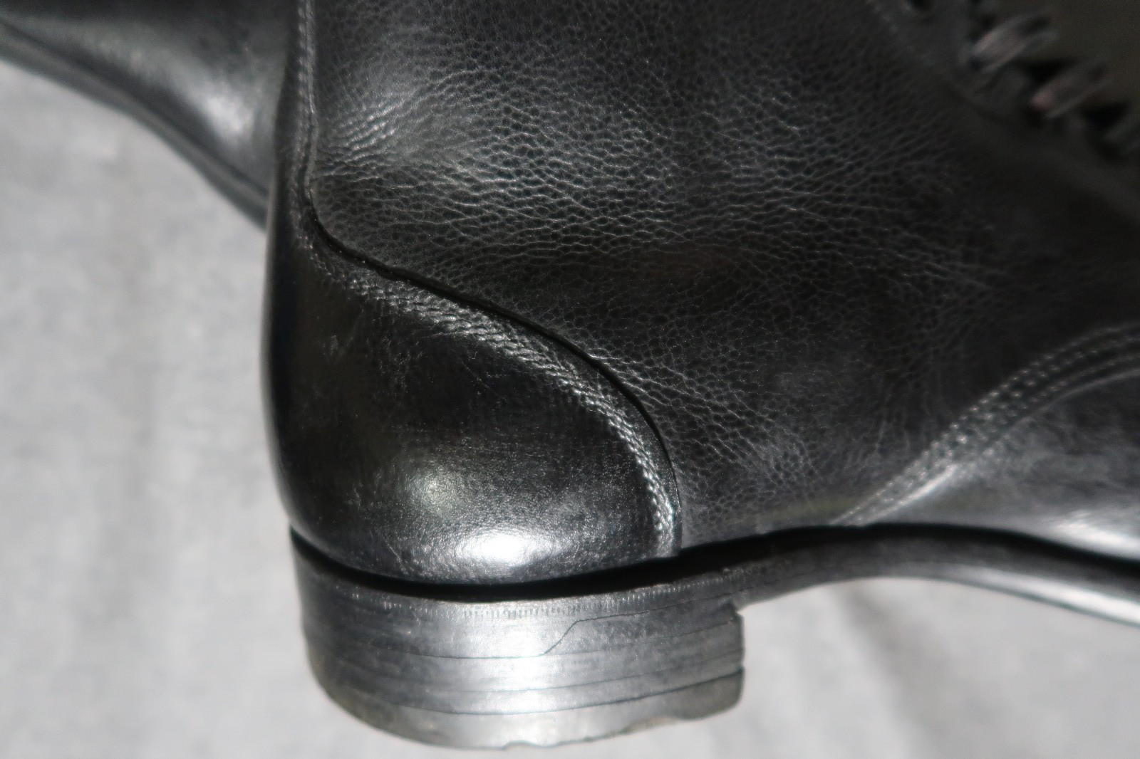 WW2 BRITISH ARMY AMMO BOOTS HOBNAILED LEATHER SOLES SIZE 9