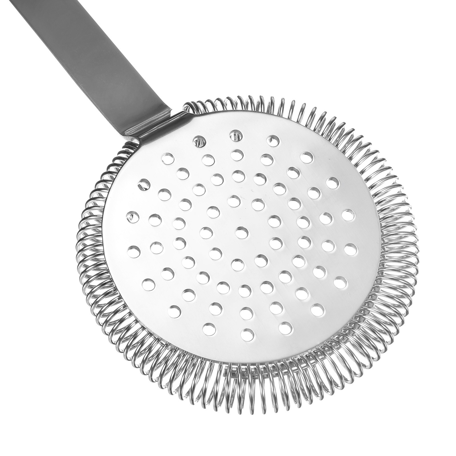 Cocktail Strainer, 1pcs Stainless Steel Bar Strainer for Drinks (Silver, 200mm)