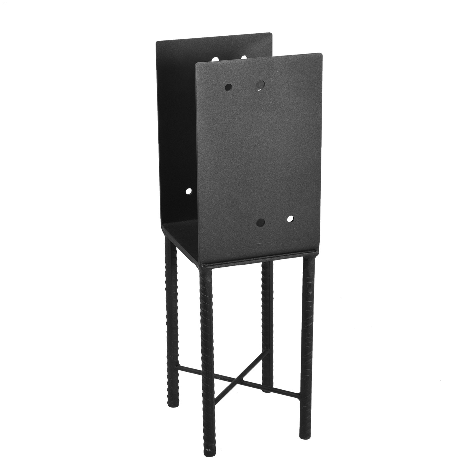 4 pack Heavy Duty Stainless Steels U-Shape Wet Concrete Fence Post Holder