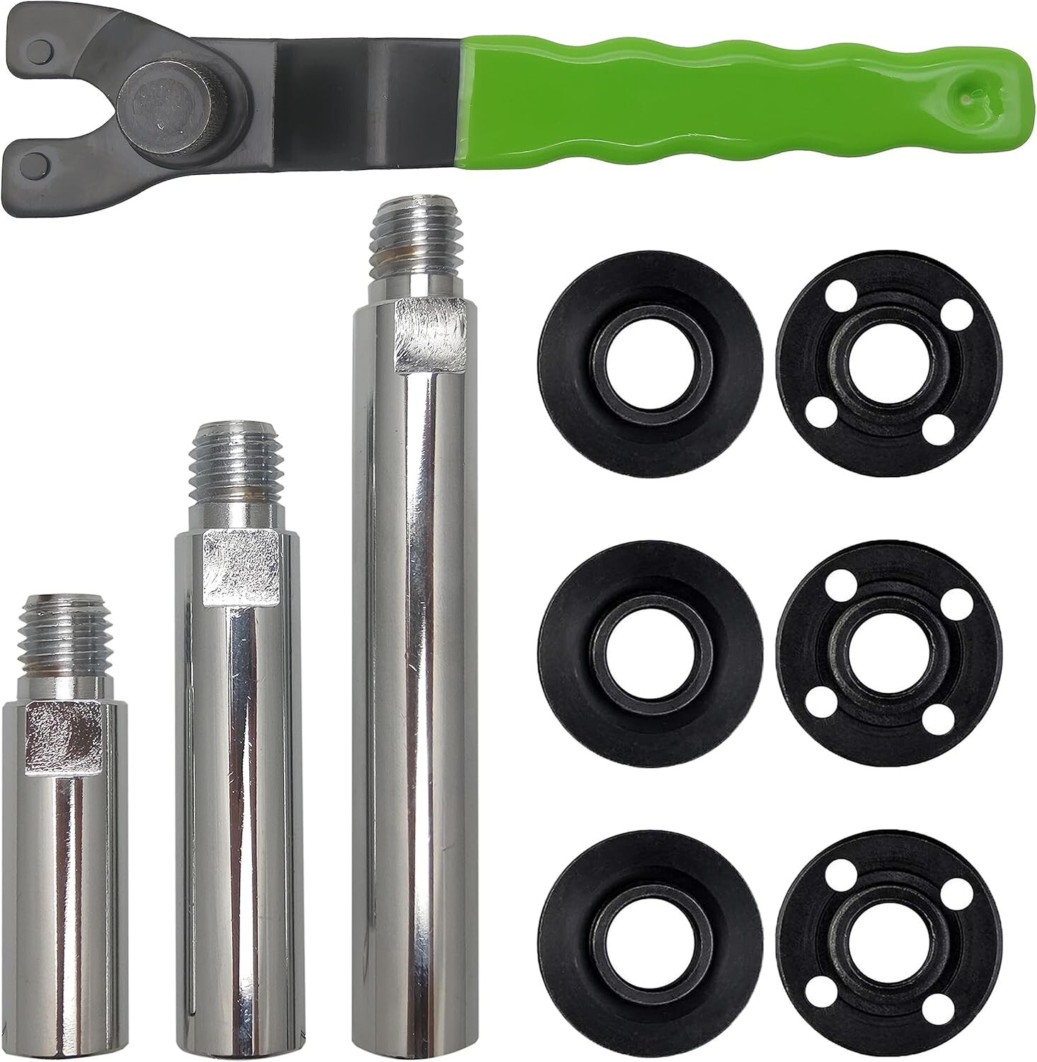 5/8"-11 Angle Grinder Extension Shaft Connecting Rod with Grinder Adjustable