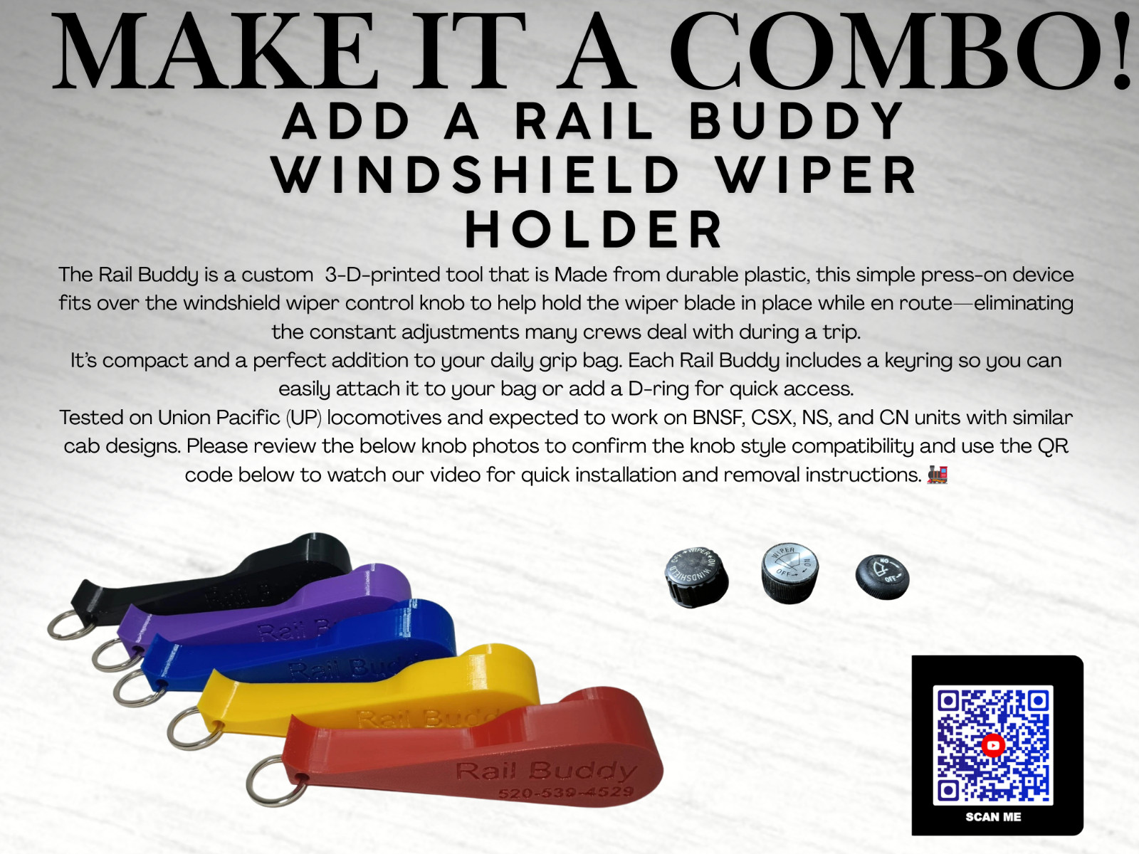 Switch B!tch Railroaders Key Holder