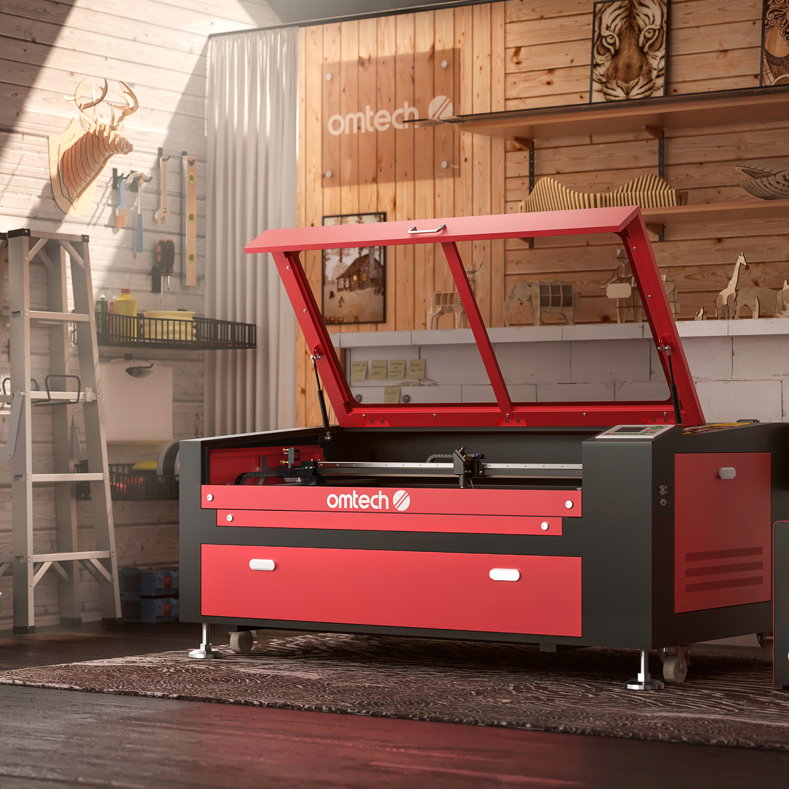 OMTech 24x40 100W CO2 laser Engraver Cutter Cutting Engraving Machine Autofocus