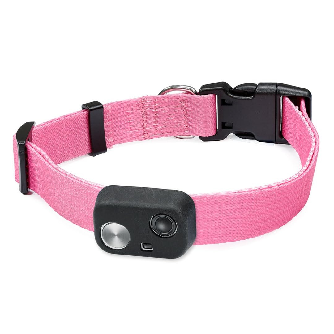 High Tech Pet MS-5 Collar with Deluxe Adjustable Strap (Pink, Large, Pink