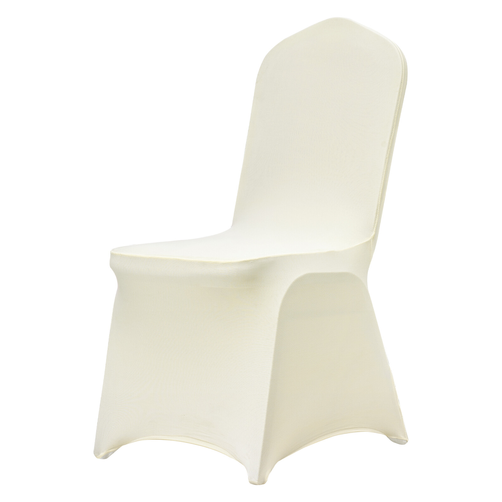 VEVOR 50PCS White Stretch Spandex Folding Chair Covers for Wedding Party Dining