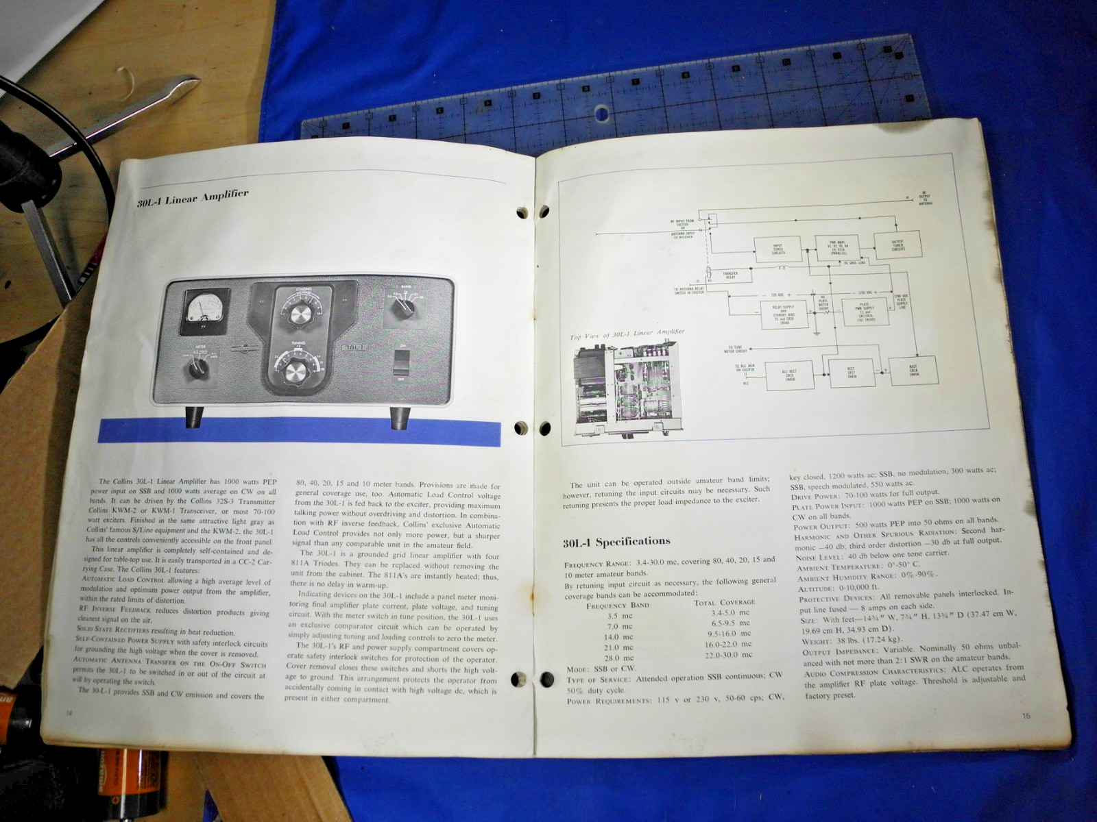 1964 Collins AMATEUR RADIO EQUIPMENT CATALOG No 32 (Free Shipping!)