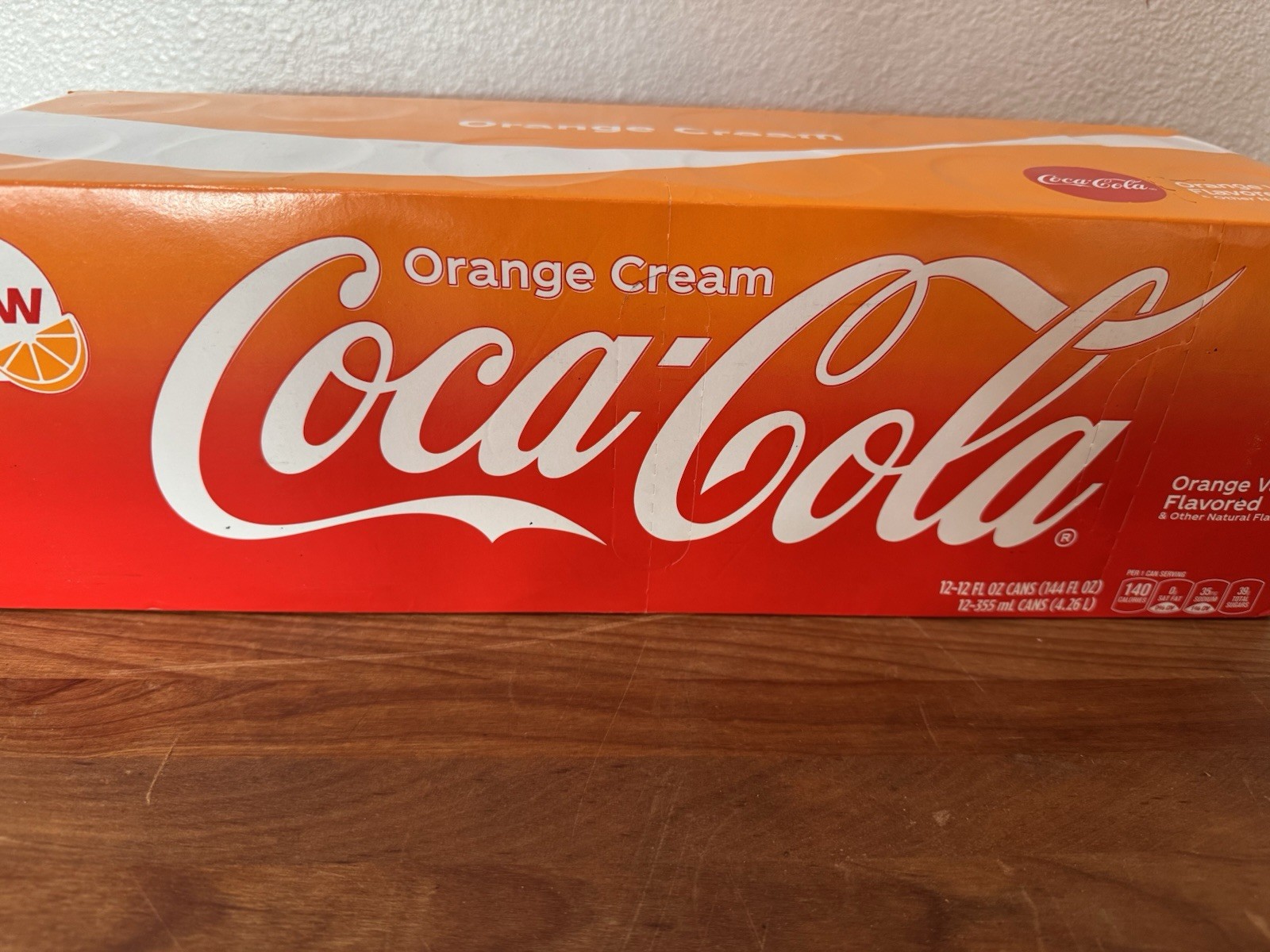 Coca-Cola ORANGE VANILLA 12 Pack 12oz Cans USA fridgepack Regular. New