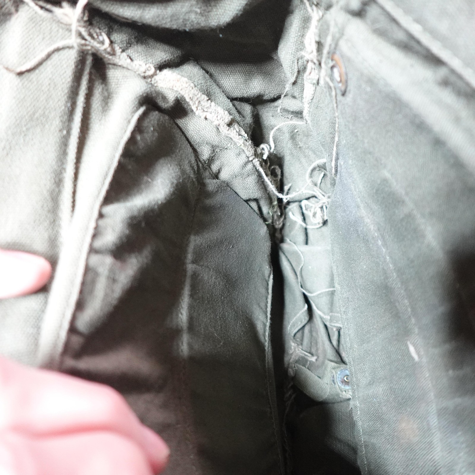 Vintage Military M-17 Field Bag Pouch Canvas OD Green Small Carry Case Gear