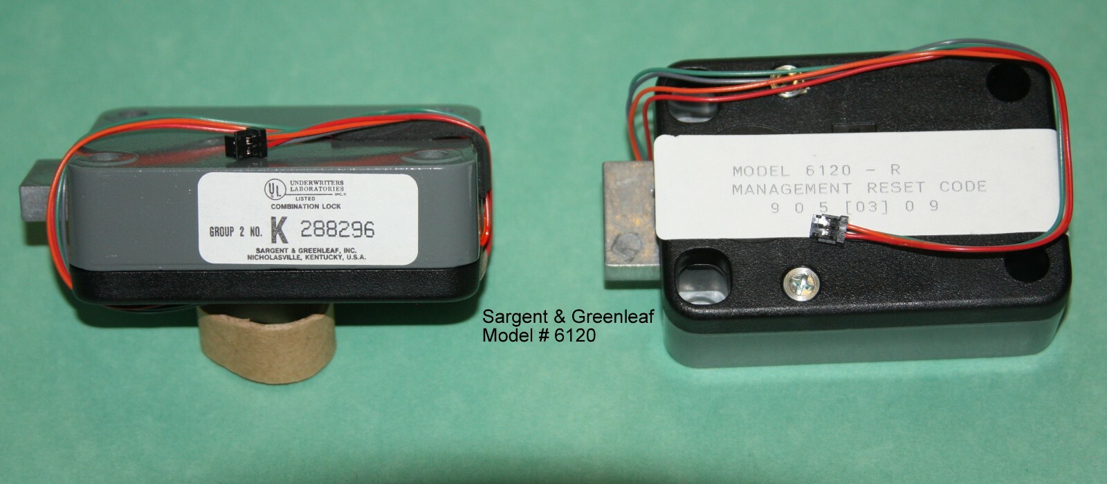 NOS Sargent & Greenleaf 6120 Electronic Safe Lock