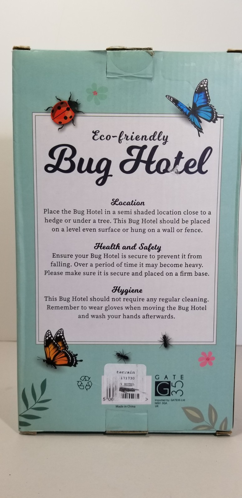 Eco-Friendly Bug Hotel Garden Bug Habitat New in Open Box