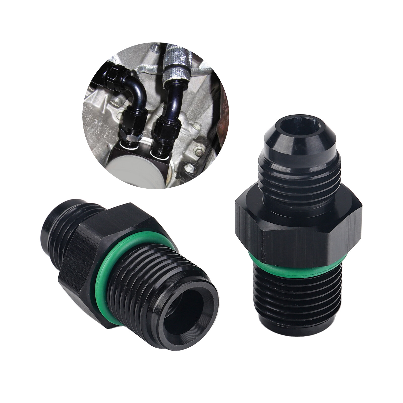 For Tru-Cool 40000 40k GVW Transmission Oil Cooler Low-Pressure W/ 6AN Fittings