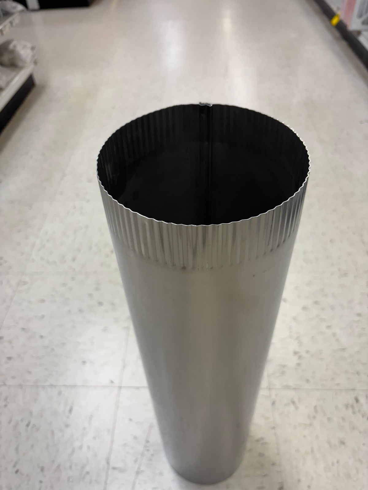 Stainless Steel 6" stove pipe - Rigid 316 grade