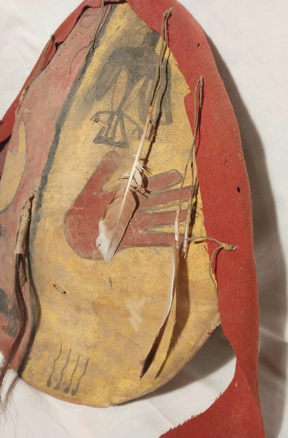 Native American Shield Plains Style Old Unsigned