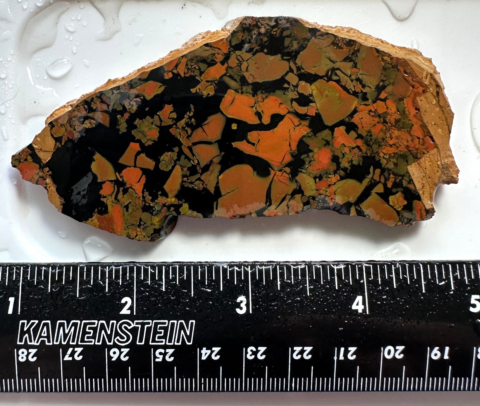 Whiskey Creek Jasper Slab, 57g, Idaho, Cabbing/Lapidary
