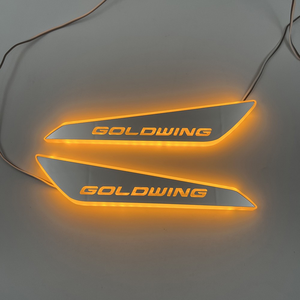 Front Brake Fork Mounted LED Lights For Honda Goldwing GL1800 F6B 2018-2024