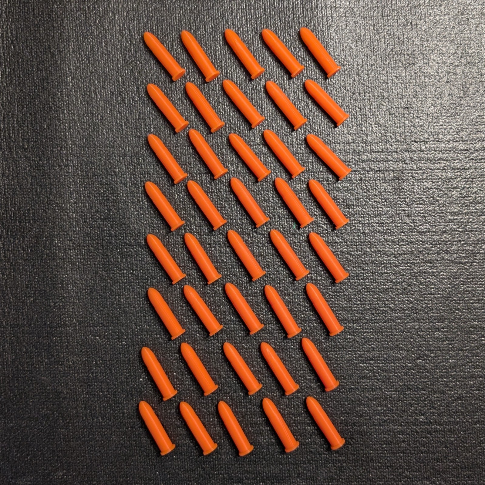 22LR 22 LR SNAP CAPS (40pk) ORANGE Dry Fire Safety Training Rimfire Rounds *USA