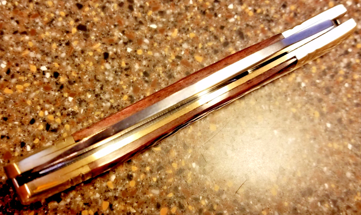 Rough Rider RR204, Brown Jigged Bone Texas Toothpick Lockback, 4-1/8", NEW, 2000