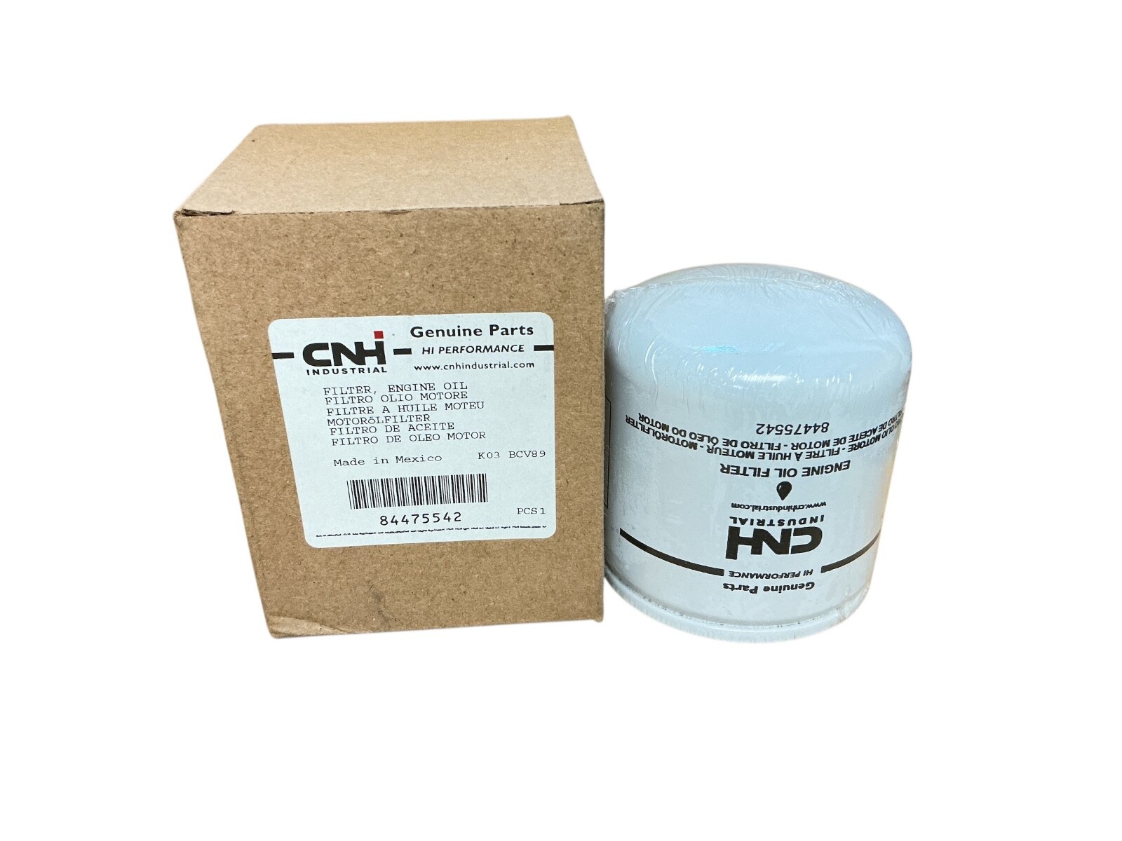 New Holland Engine Oil Filter Part # 84475542