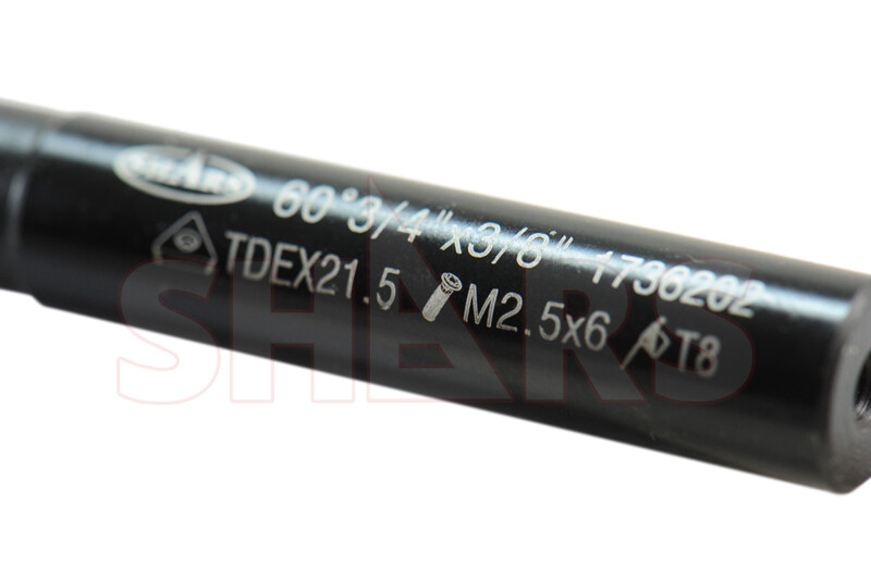 3/4 x 3/8" Shank 60° Indexable 2FL Dovetail Cutter w/Certificate save $88 P]