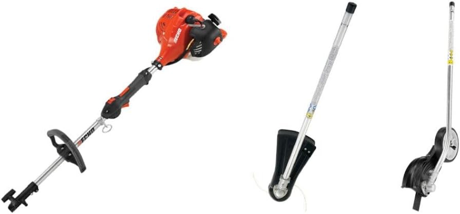 ECHO 21.2cc Gas 2-Stroke Straight Shaft Trimmer w/ Edger Kit Feed Head PAS-225VP