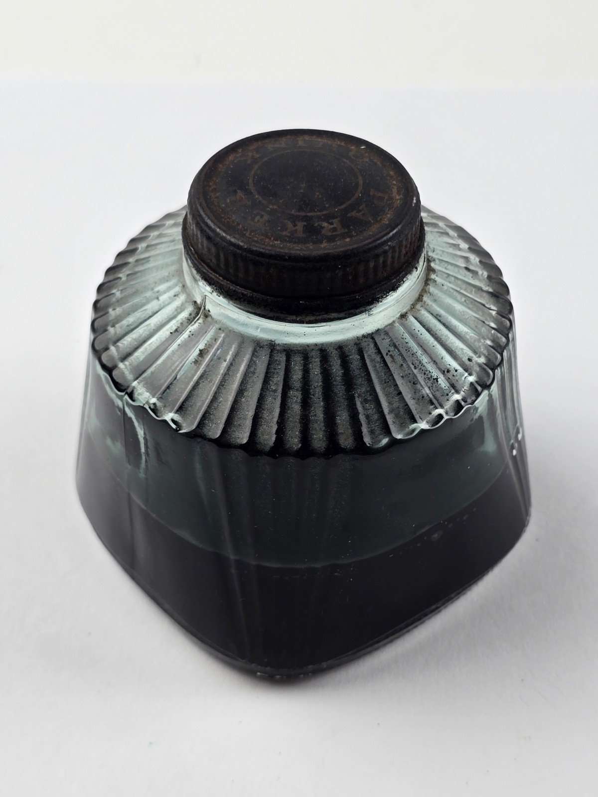 Vintage Parker Striated Vacumatic Fountain Pen Stand & Ink Well Bottle