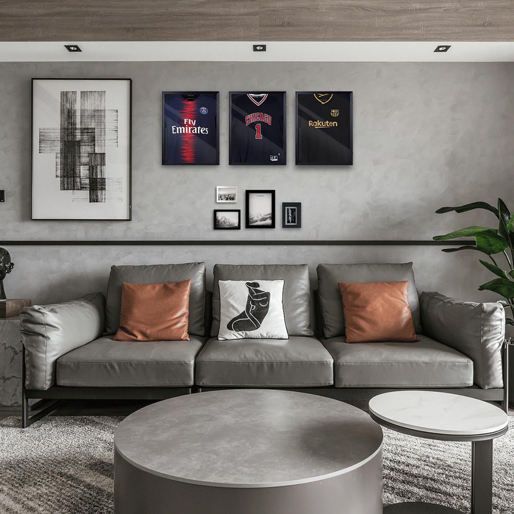 Football Jersey Display Frame Case Pro UV Box Lockable with UV Protection Hanger