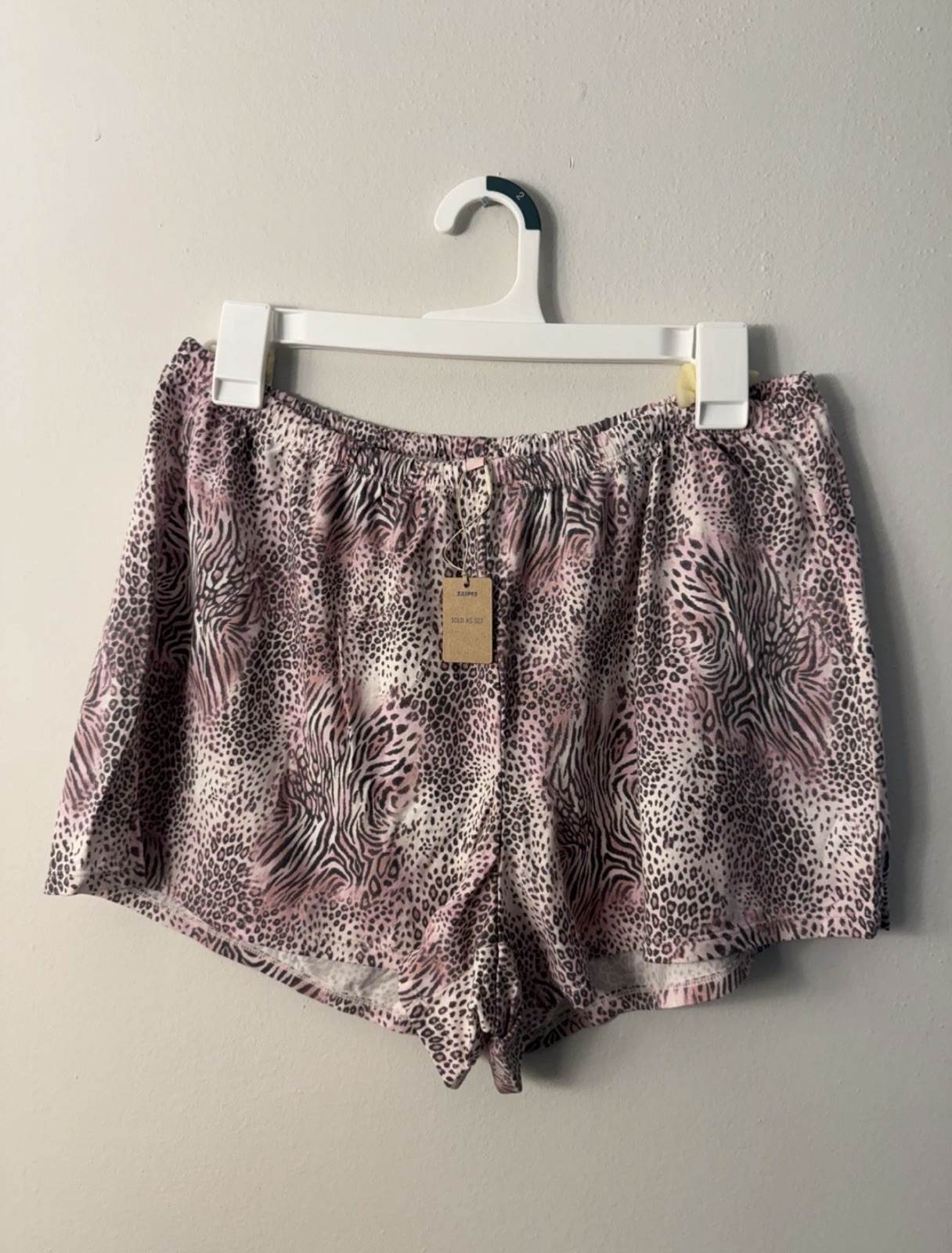 SKIMS SLEEP SHORT SLEEP SET SIZ M