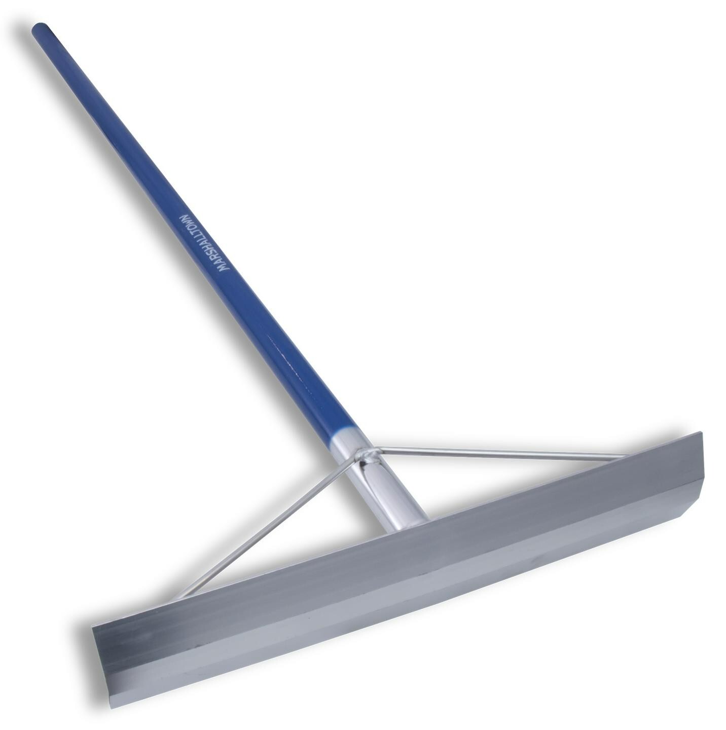 60" Concrete Round Handled Placer-Come Along-Concrete Rake-Box of 3