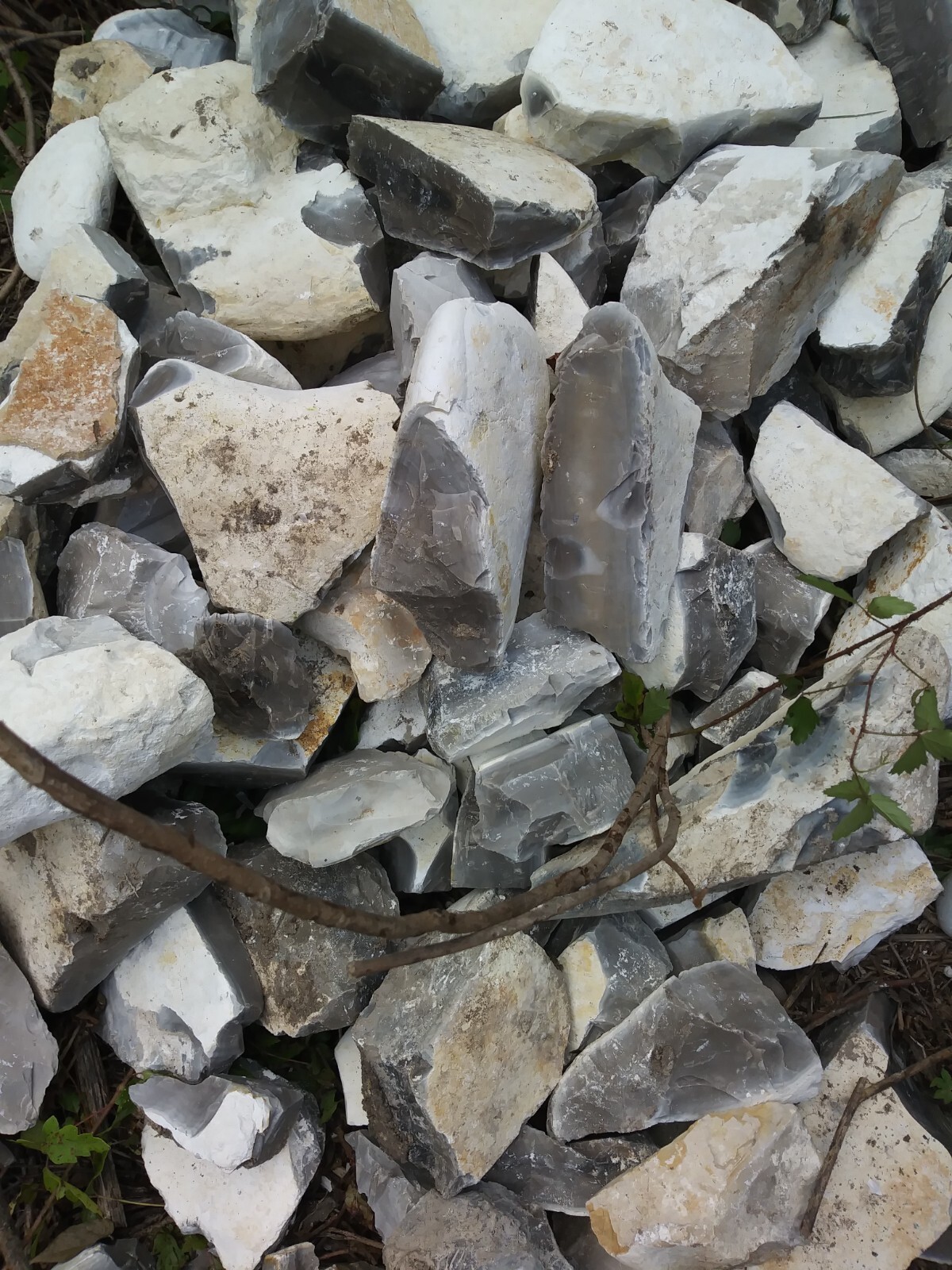 Texas Primo Thin Chert Flint Knapping Material Arrowheads Med FlatRate Box full