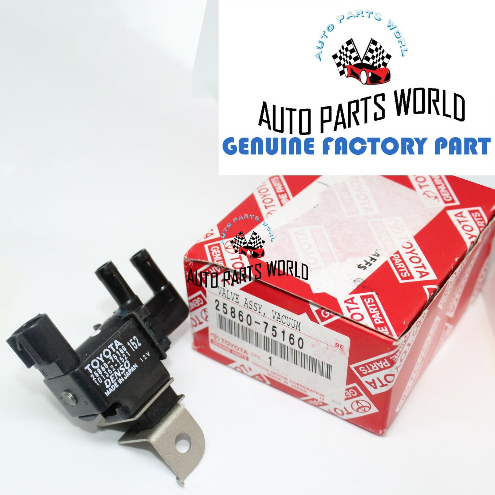 NEW GENUINE OEM TOYOTA 4RUNNER TACOMA VAPOR CANISTER PURGE SOLENOID 25860-75160