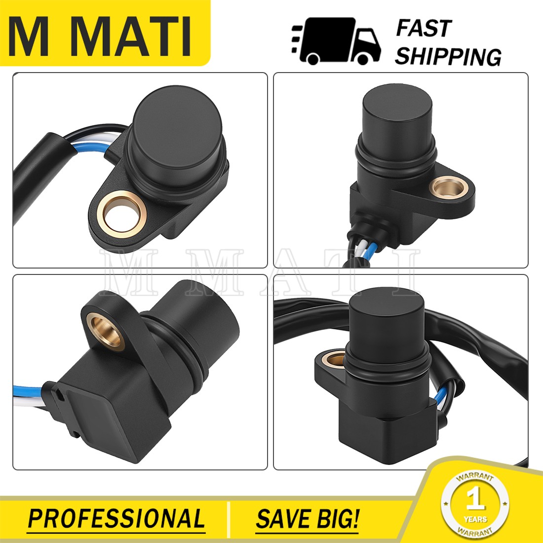 Speed Sensor For Yamaha Viking 700 YXC700 2015-24 YXM700 2014-24 3B4-83755-01-00