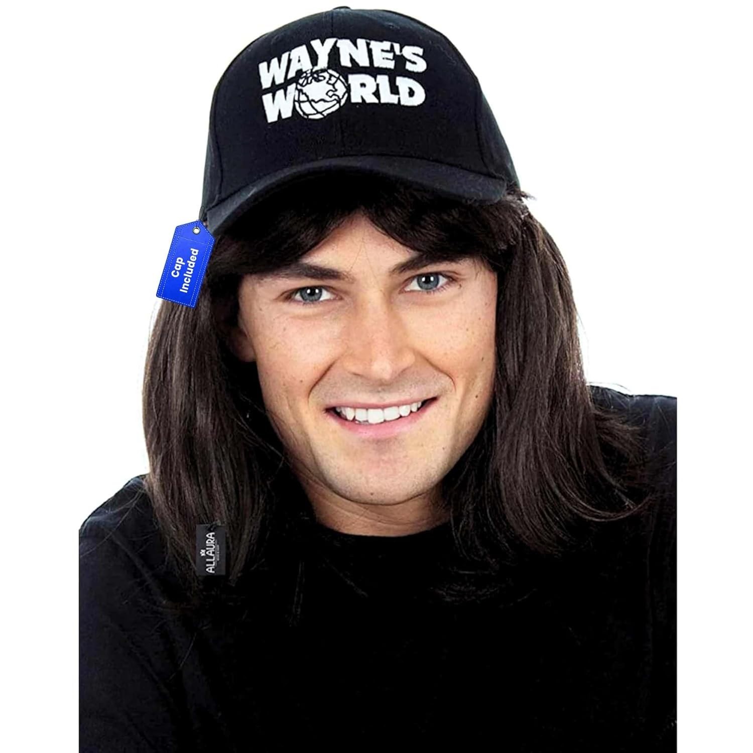 Waynes World Duo Wig Costume Garth & Wayne Cosplay NWT