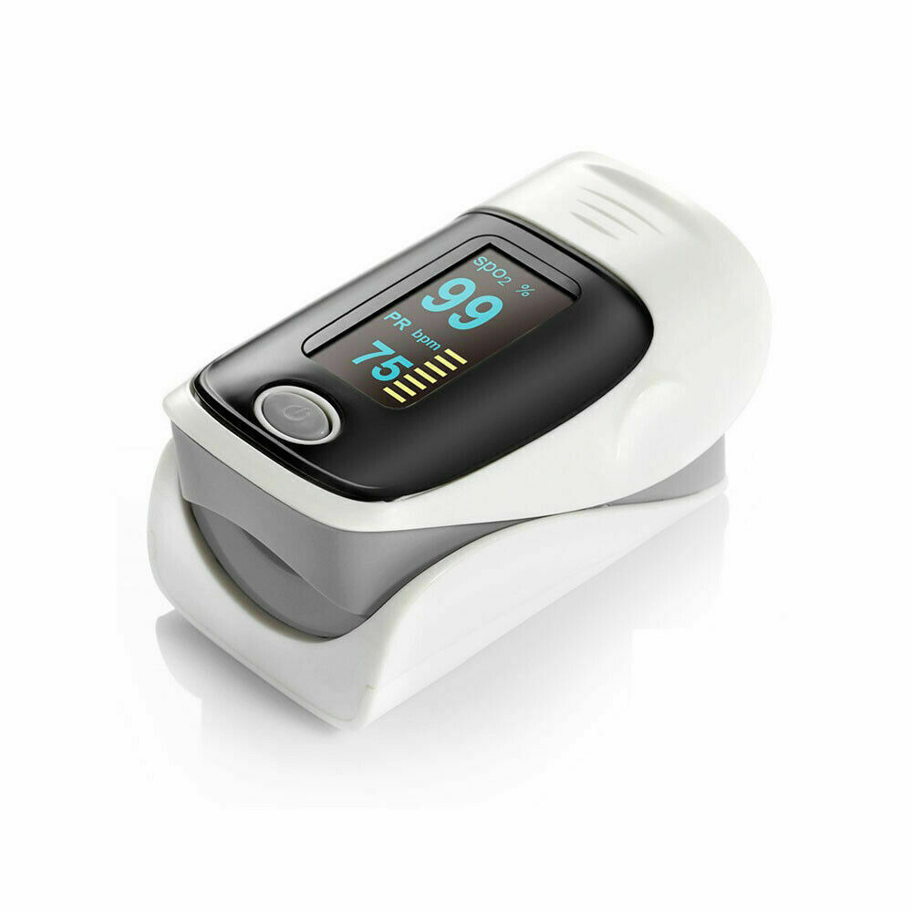 Finger Pulse Oximeter Heart Rate Blood Oxygen Saturation Monitor SpO2 PR Measure