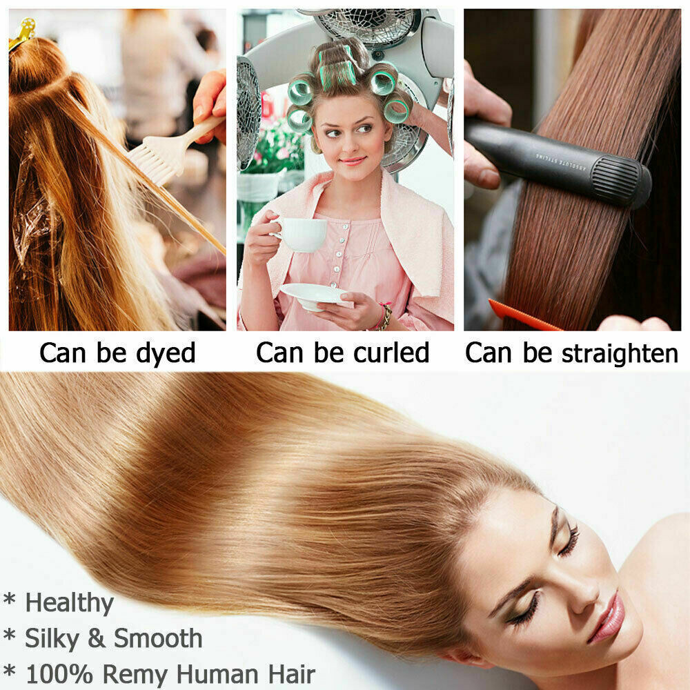 Seamless Tape in Human Hair Extensions Skin Weft Tape-on Real Thick Hair 16-26in