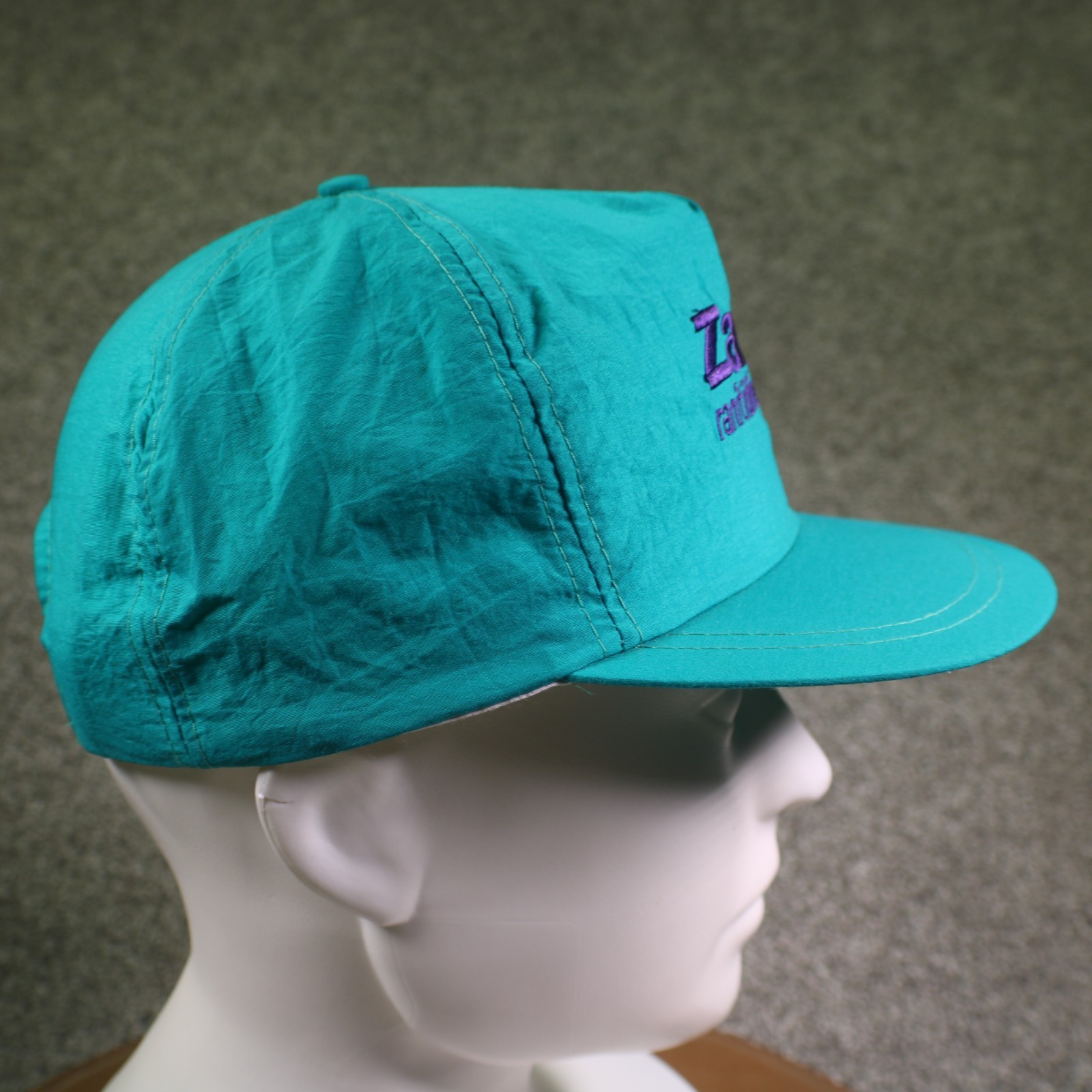 VTG 90s Zantac Ranitidine Glaxo Pharma Advertising Hat Cap Drug Rep Promo Merch