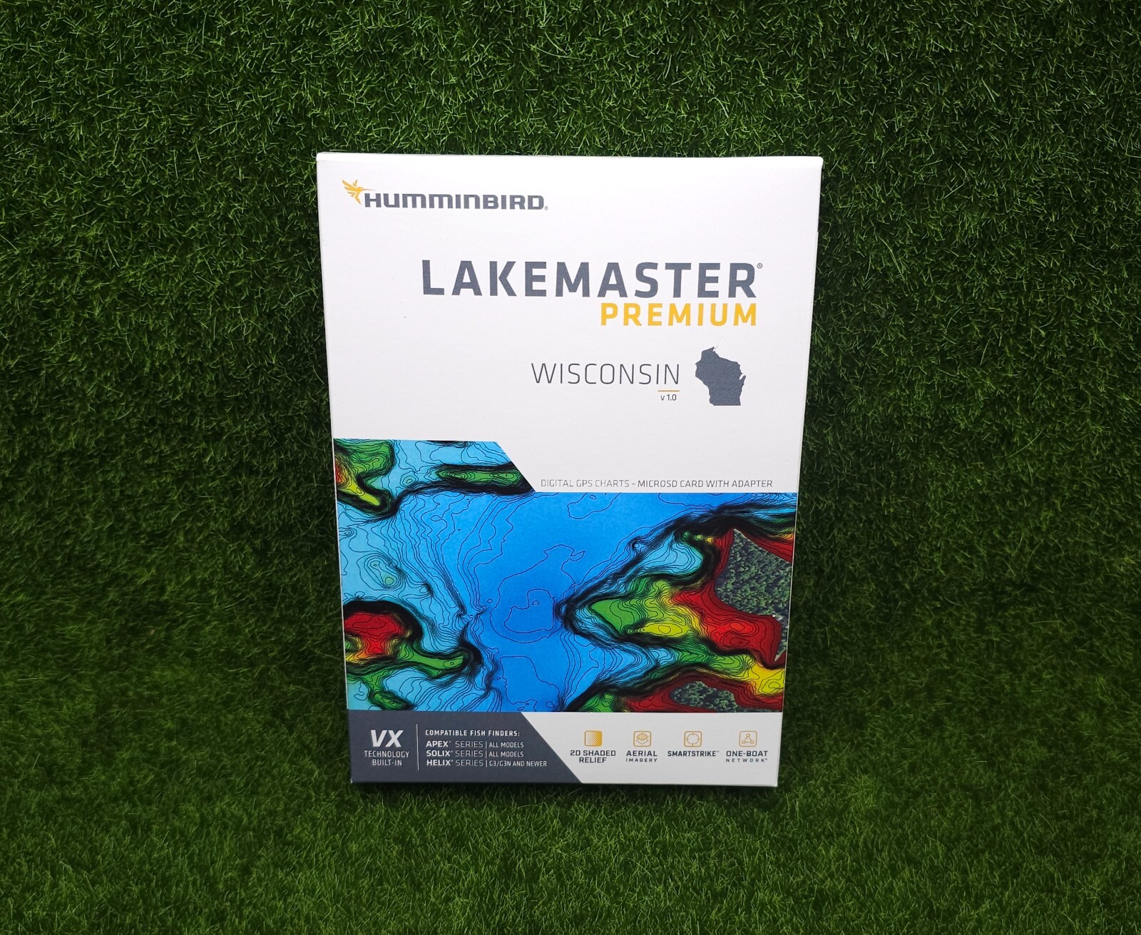 Humminbird LakeMaster VX Premium [Wisconsin V1] APEX/SOLIX/HELIX #602010-1