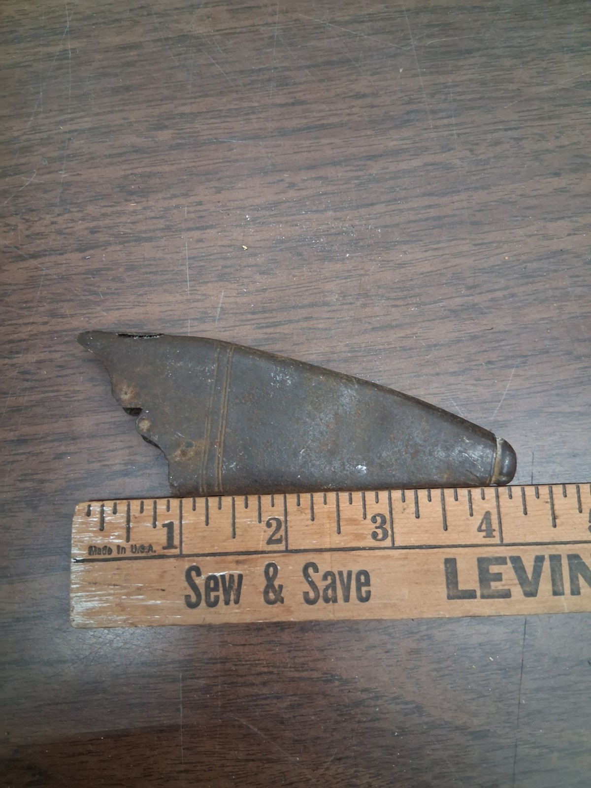 FEDERAL PERIOD SWORD STEEL SCABBARD DRAG