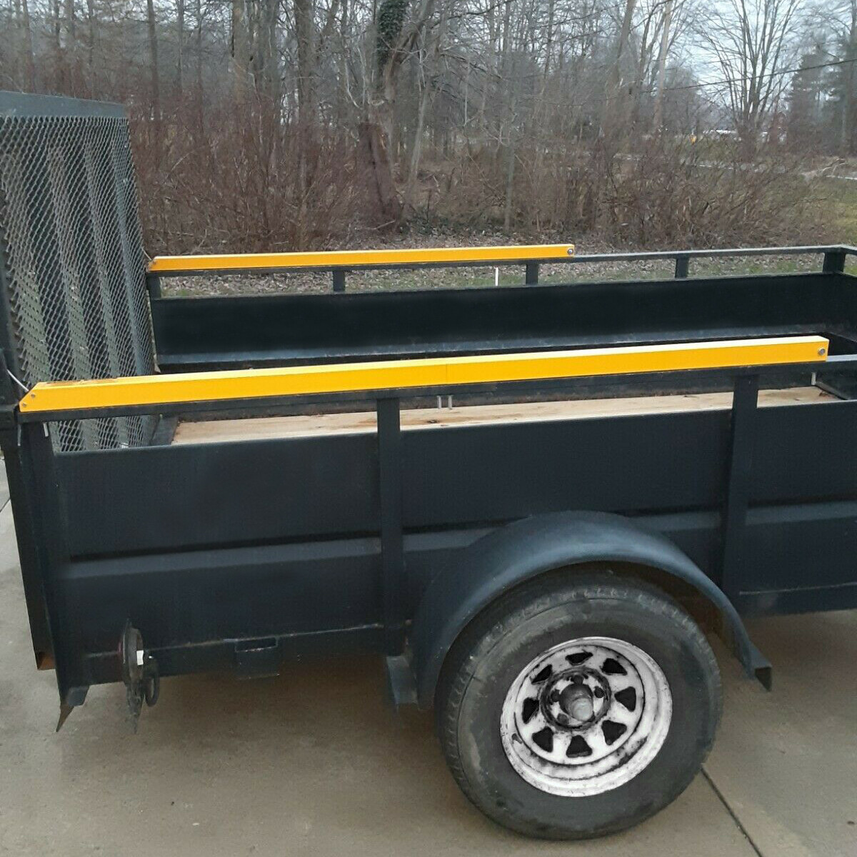 350 Pounds 2 Sided Trailer Tailgate Liftgate Ramp Lift Assist System Yellow