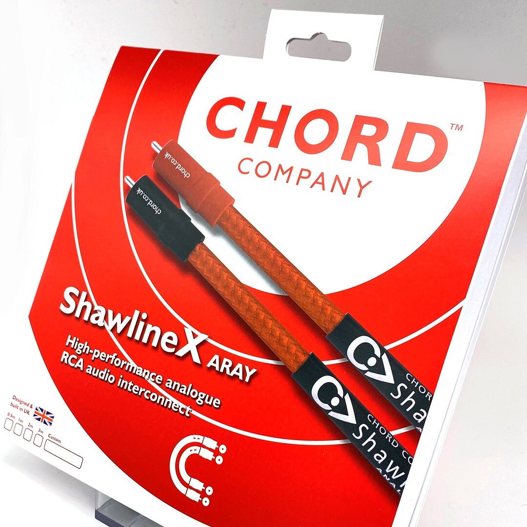 Chord Shawline X Aray Analogue Interconnects RCA Pair