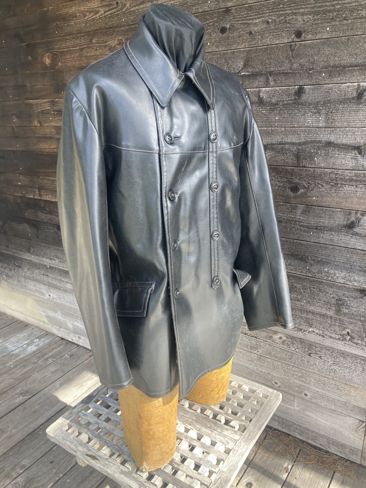 REPLICA Imperial Russian aviator's/submariner's (imitation) leather jacket