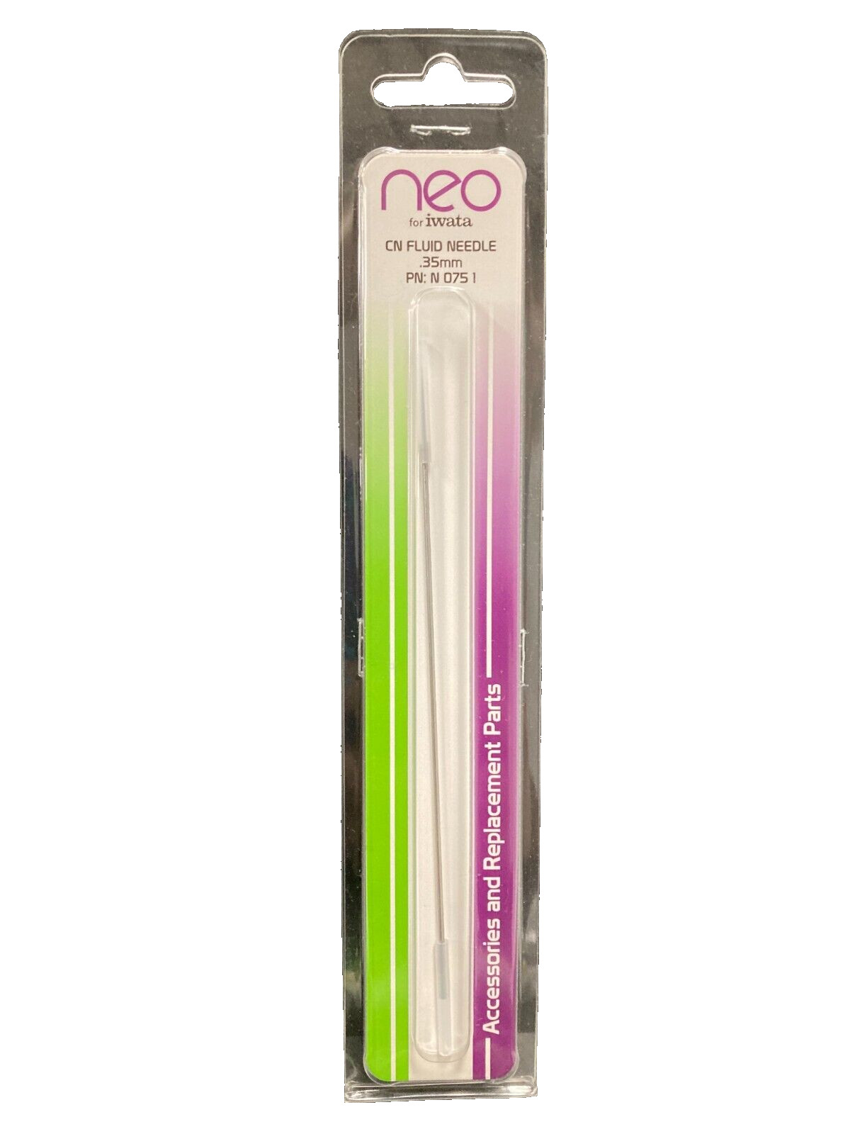Iwata Neo Airbrush Needle, .35mm, CN Fluid Needle N0751 Silver