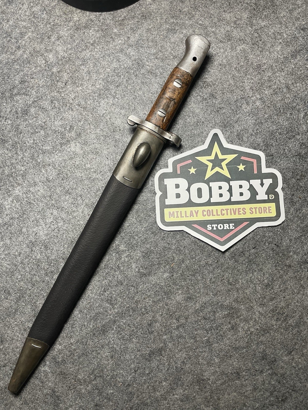 BRITISH 1888 1903 DAGGER SHEATH -- scabbard(Reproduction) Iron parts