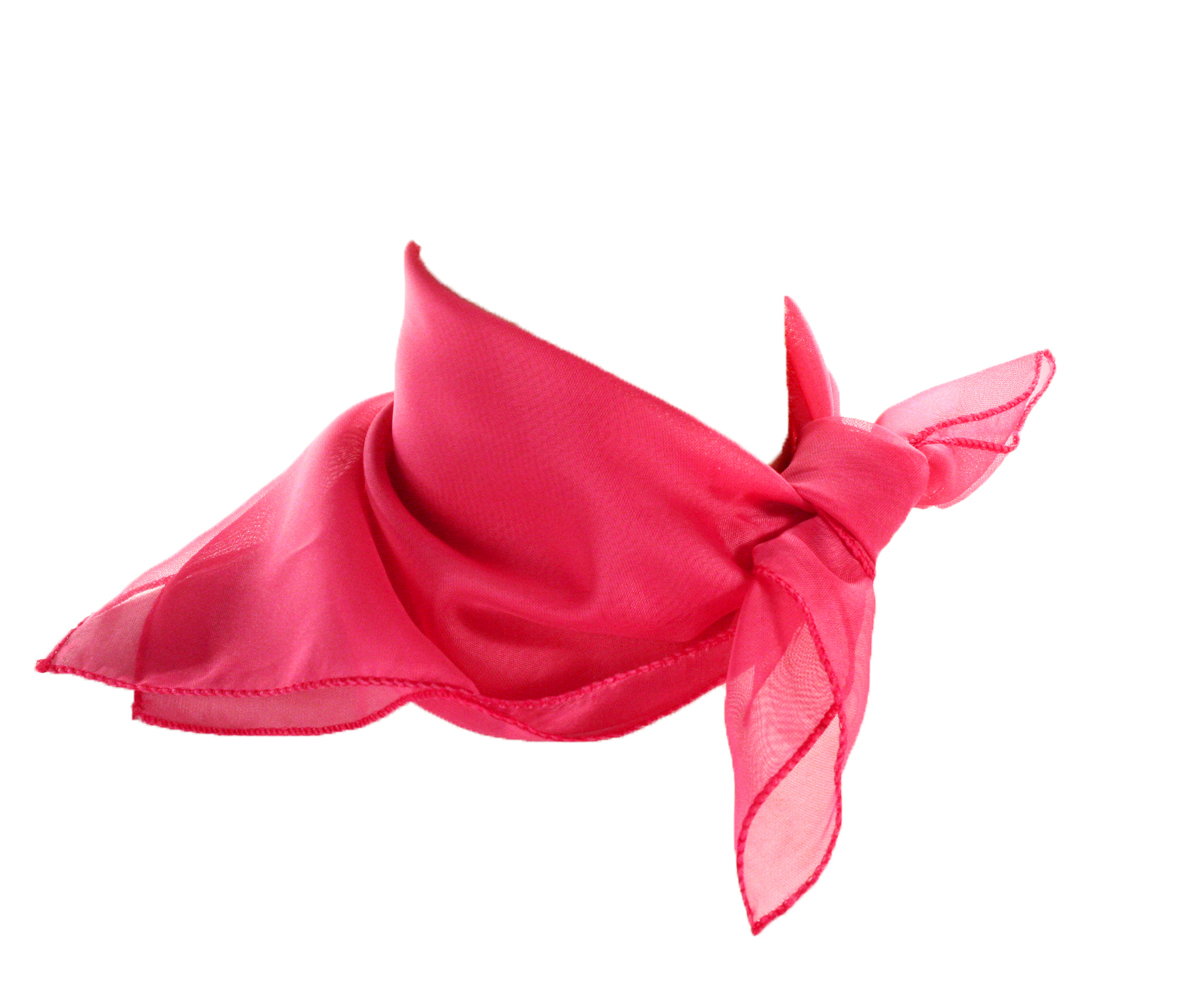 Sheer Chiffon 50s Style Scarf 21" Square Scarves for Neck Head Hair - Hey Viv