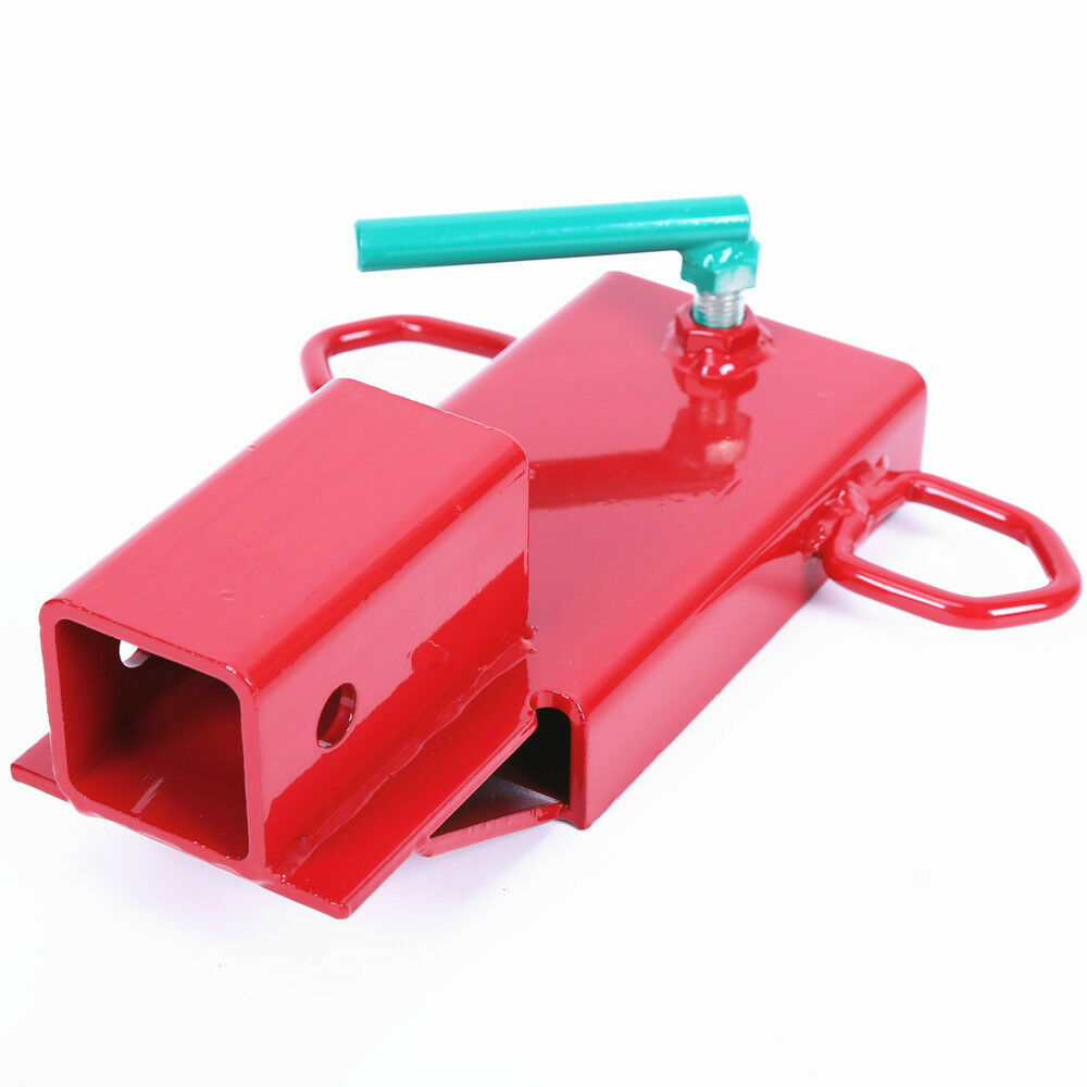2" Clamp On Forklift Hitch Receiver Pallet Fork Trailer Towing Adapter
