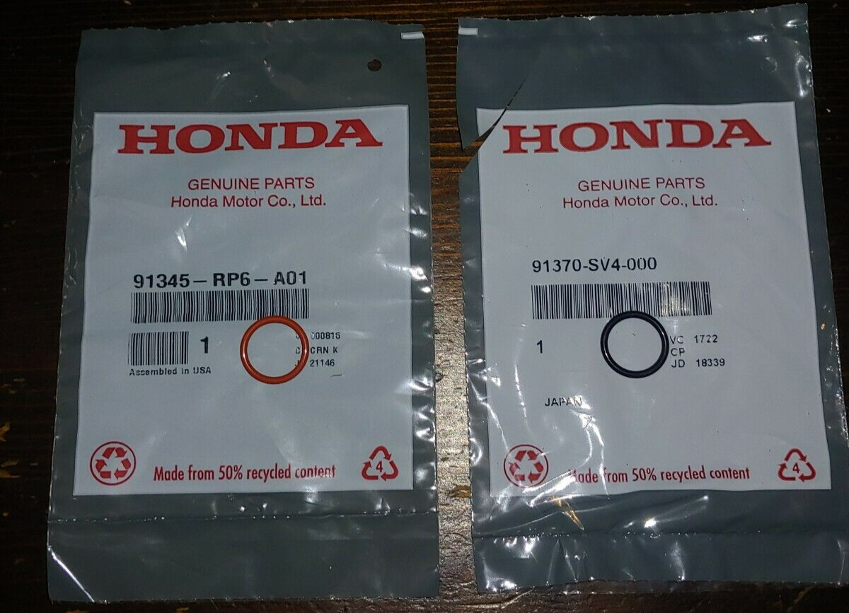 OEM ACURA HONDA Power Steering Pump Inlet & Outlet O-Ring 2PC Kit NEW 08+ MODELS