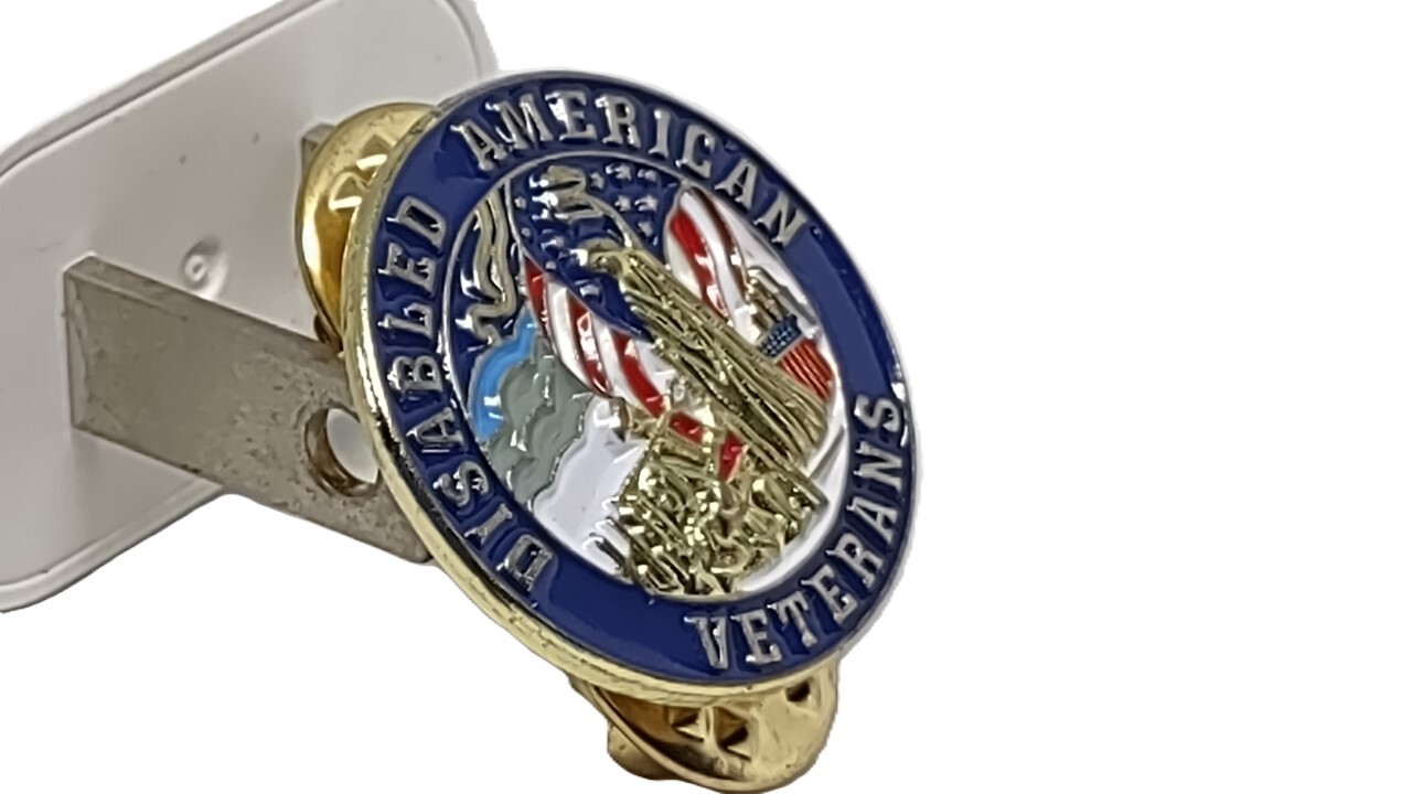 Disabled American Veterans 0.875-inch Lapel Pin P62559