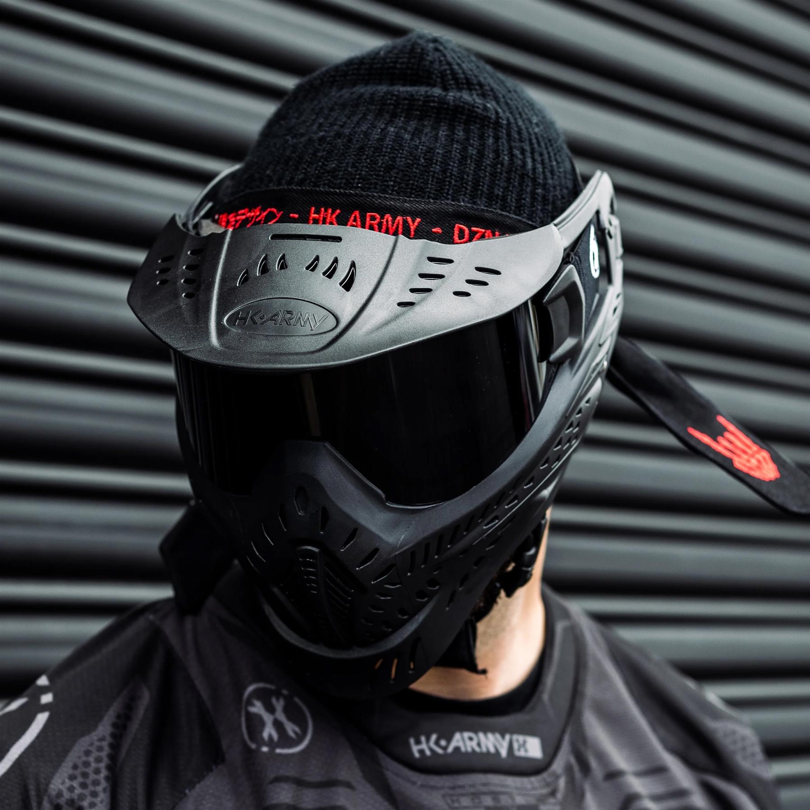 CLEARANCE HK Army HSTL Paintball Goggle Mask - Anti Fog Thermal Black Smoke Lens