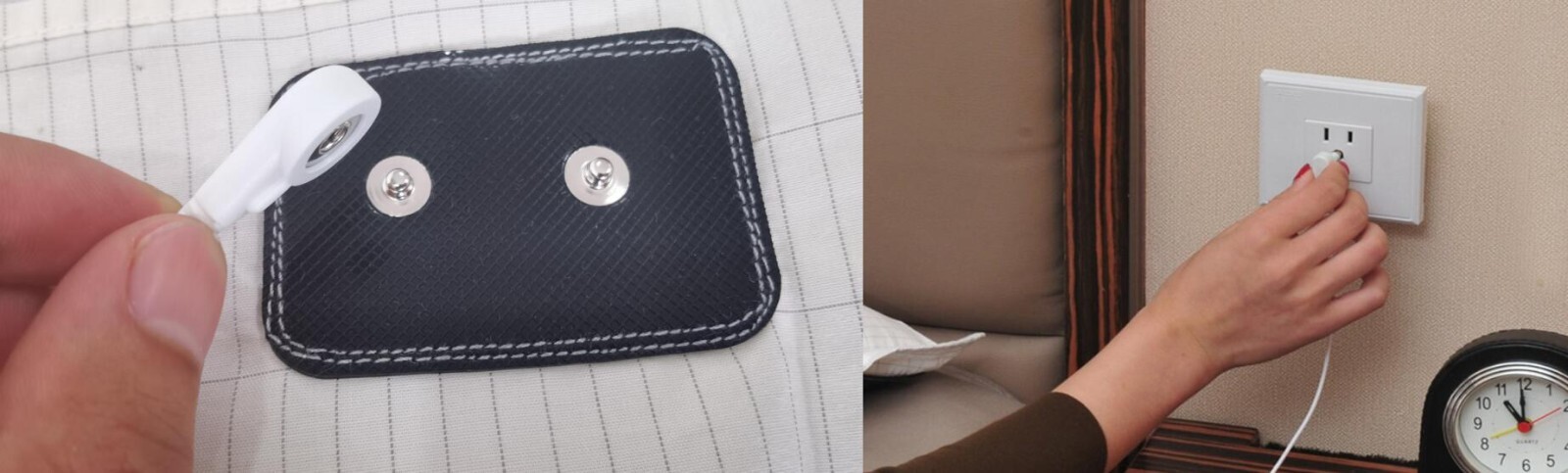 2 Pack Grounding Cords, Replacement Earthing Cable Accessories for Sheet and Mat